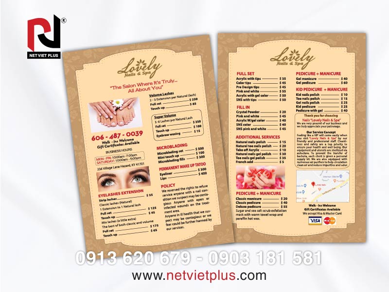 Tầm quan trọng quan trọng của thiết kế menu nails