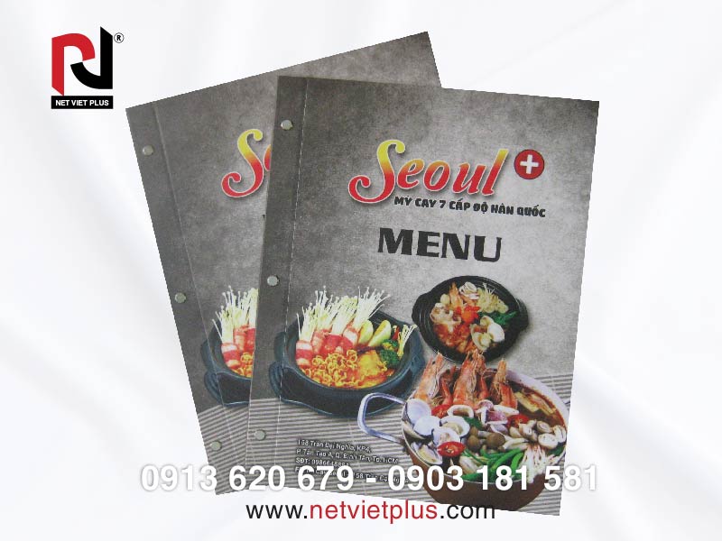 Thế nào là menu bìa cứng và in menu bìa cứng?