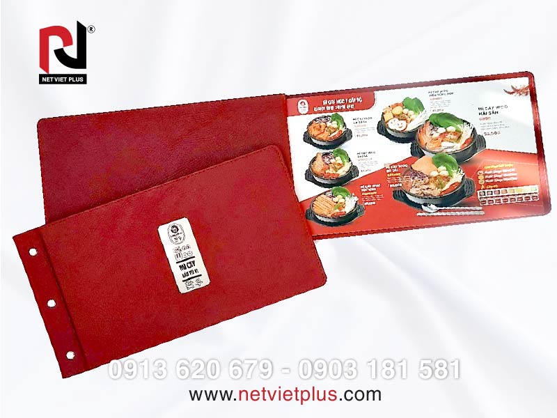 Menu để bàn của Net Viet Plus