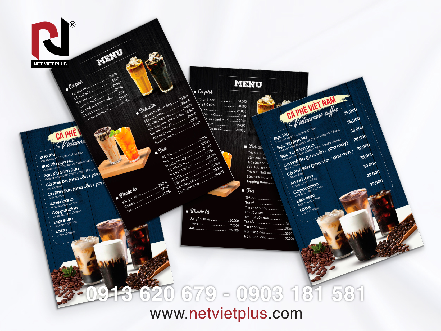 Lựa chọn Nét Việt in menu giúp bạn tiết kiệm thời gian và tiền bạc