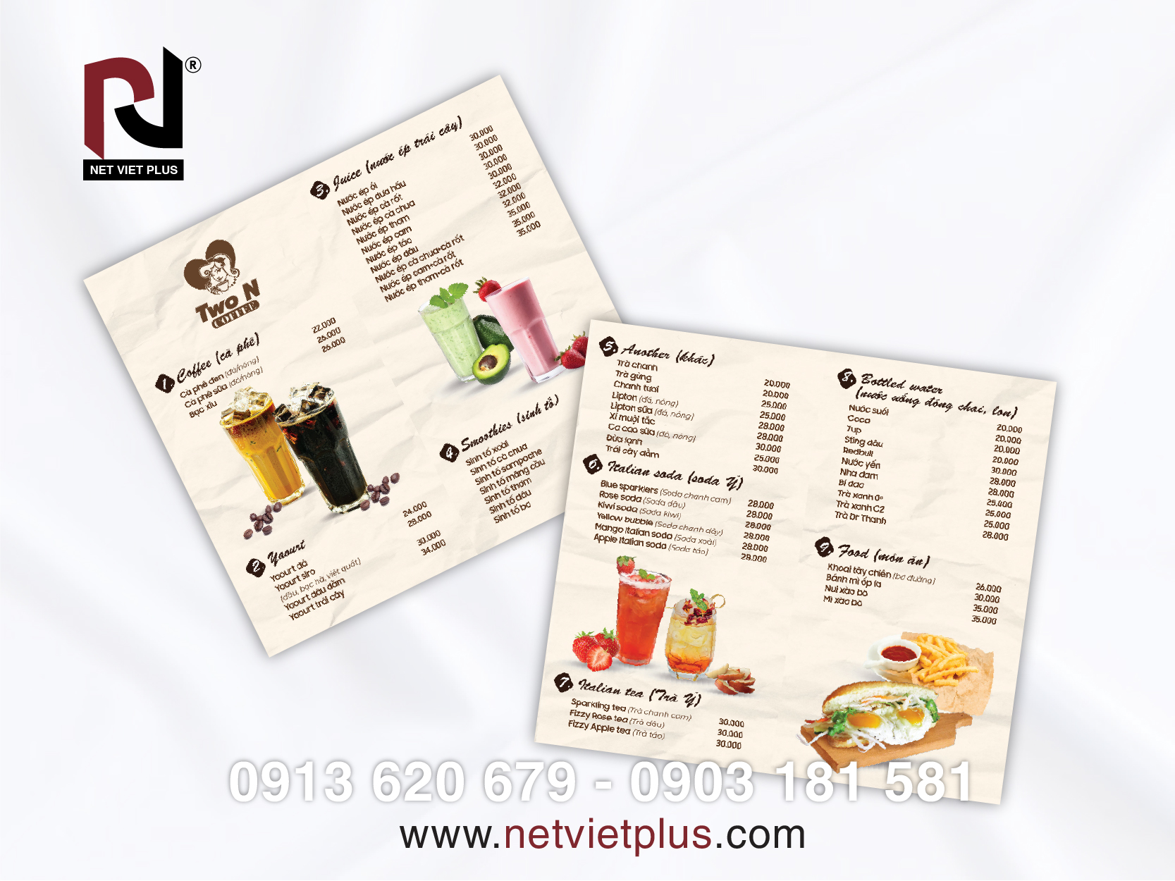 Để thiết kế menu online nhanh gọn bạn cần chuẩn bị sẵn thông tin