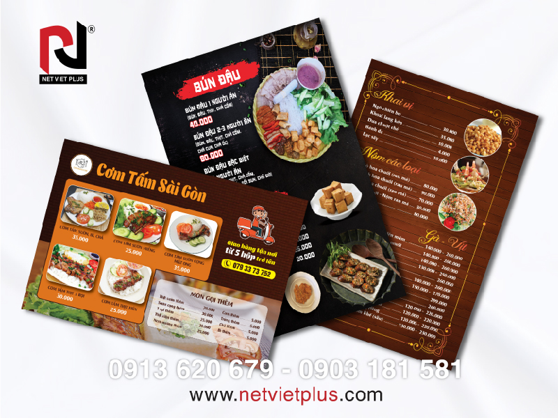 lưu ý khi làm nội dung cho menu 