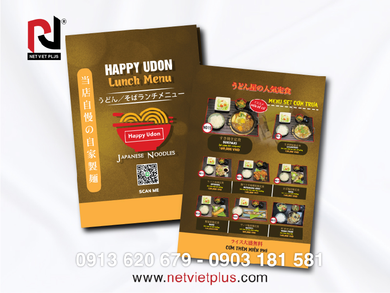 Hình ảnh mẫu làm menu quán ăn