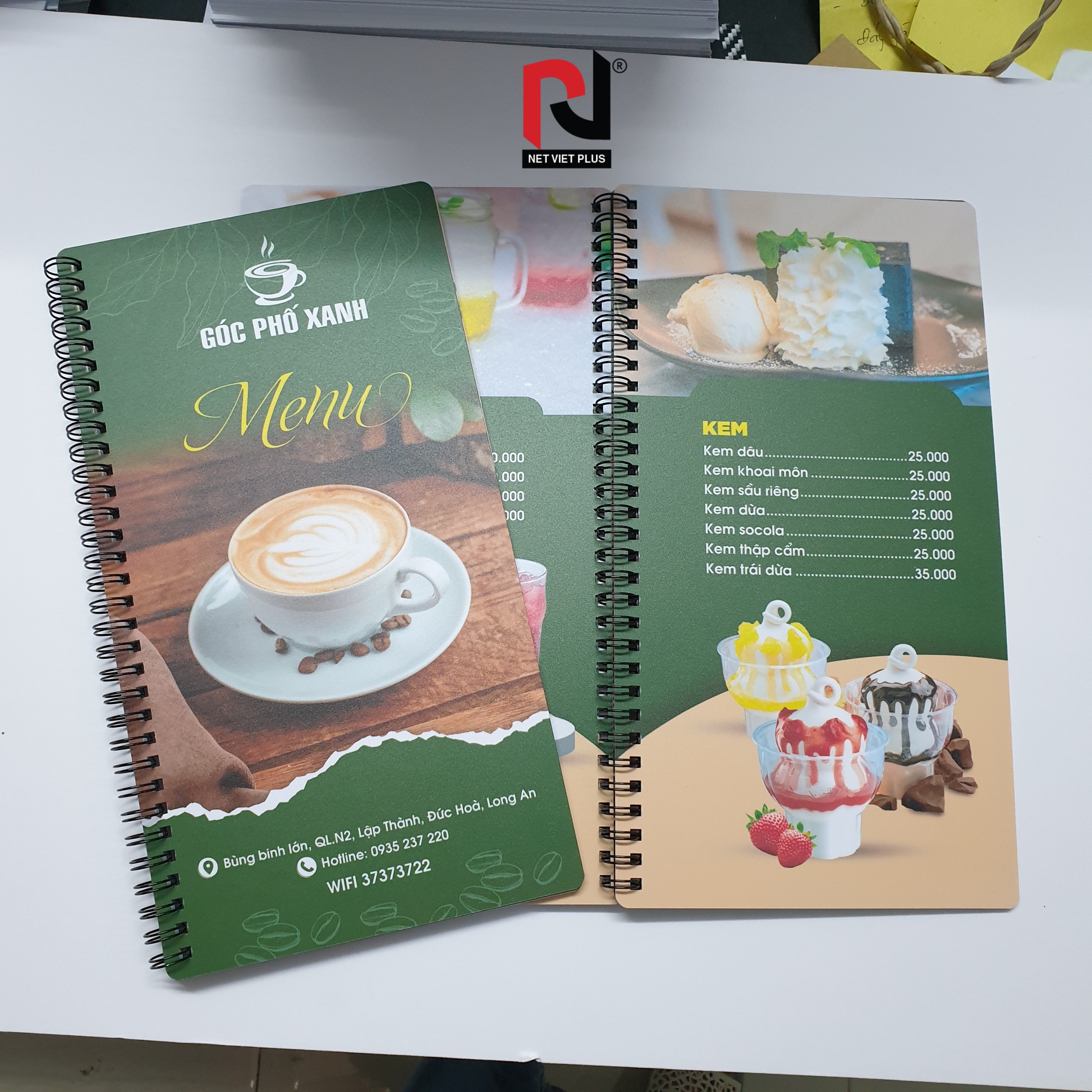 Tham khảo một số mẫu menu cafe