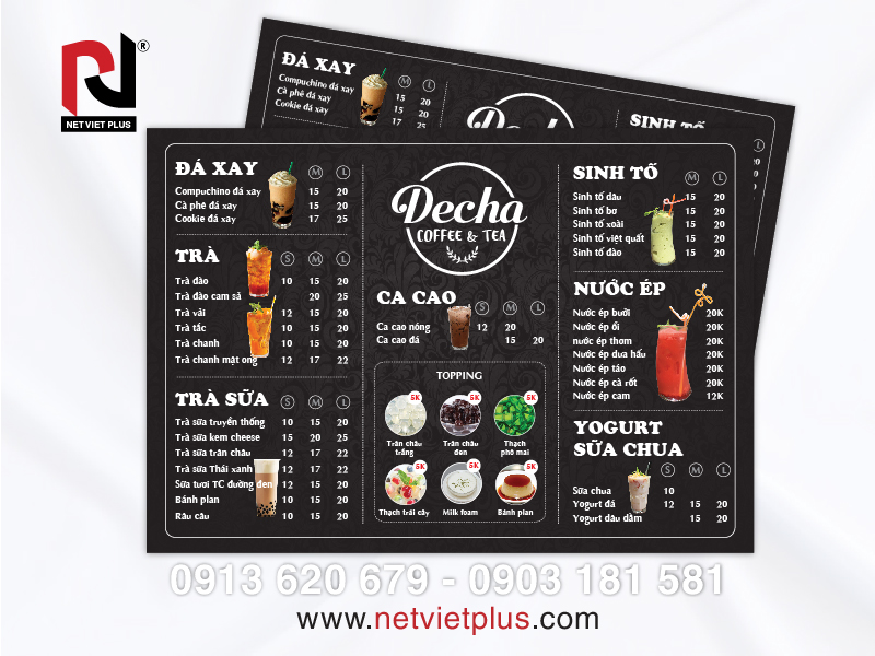 Lợi ích khi sở hữu menu trà sữa đẹp 