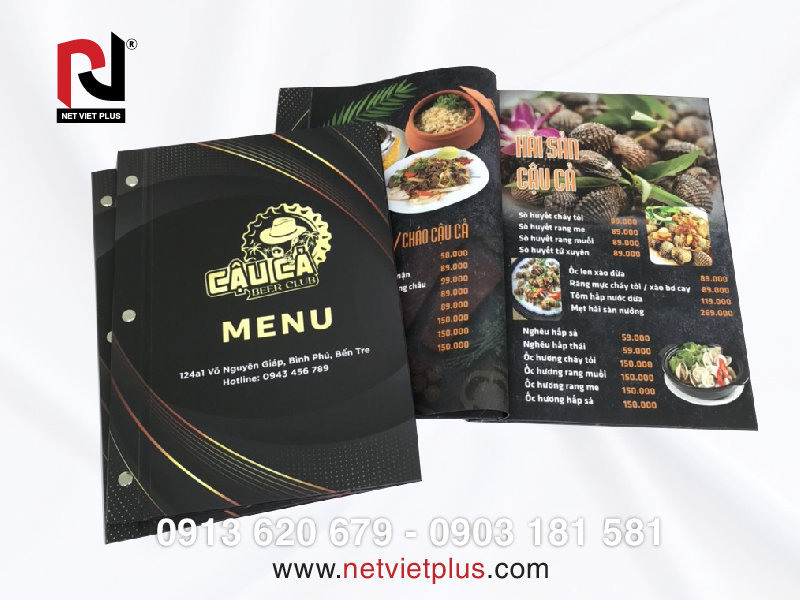 Bố chục, màu sắc menu quán nhậu