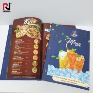 In menu- thực đơn