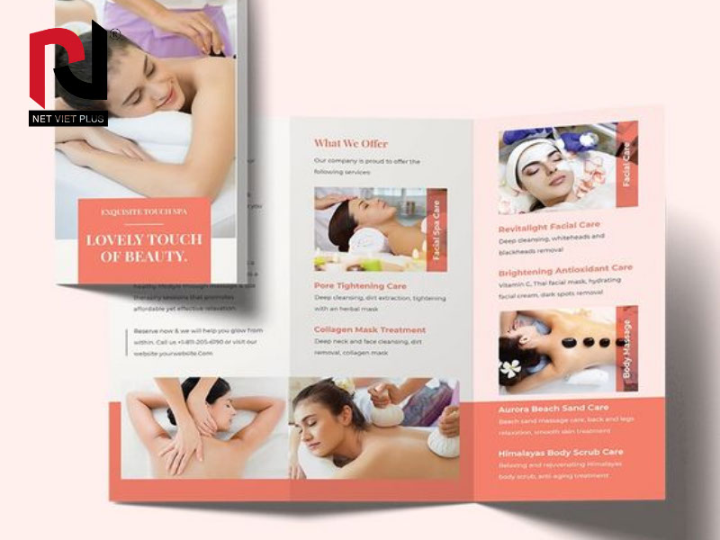 tờ rơi quảng cáo spa