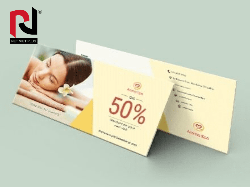 thiết kế voucher spa