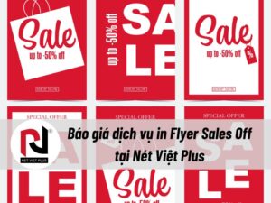 dịch vụ in Flyer Sales Off