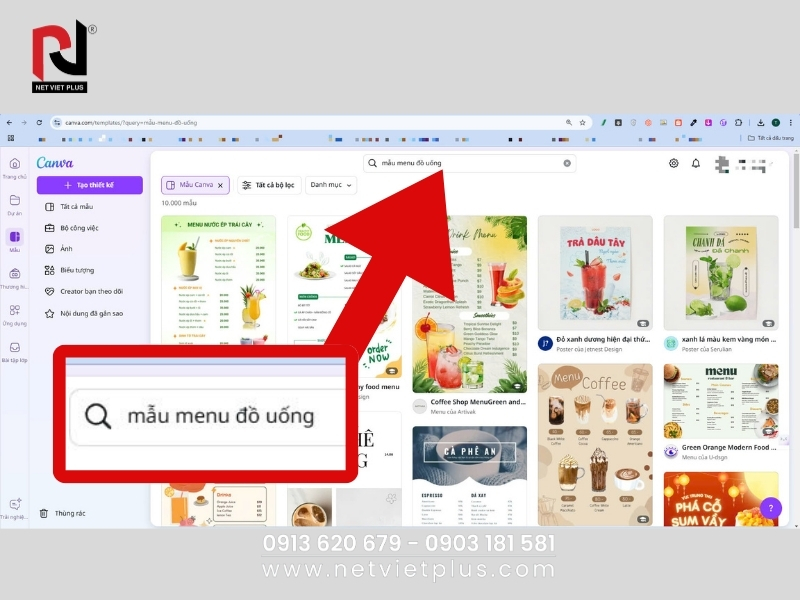 www.thietkemenu.net huong dan thiet ke menu voi canva 2