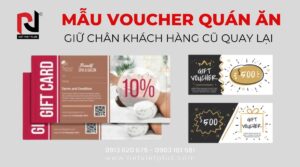 Mẫu voucher đẹp giúp giữ chân khách hàng