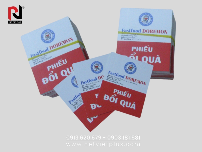 Voucher quà tặng đồ ăn