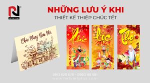 Những lưu ý khi thiết kế thiệp chúc tết