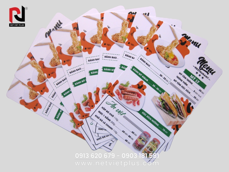 Menu đẹp là lợi thế, hãy bắt đầu Làm Menu Đồ Ăn Vặt ngay!